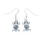 Frog Sterling Silver Navajo Hook Dangle Earrings X10073